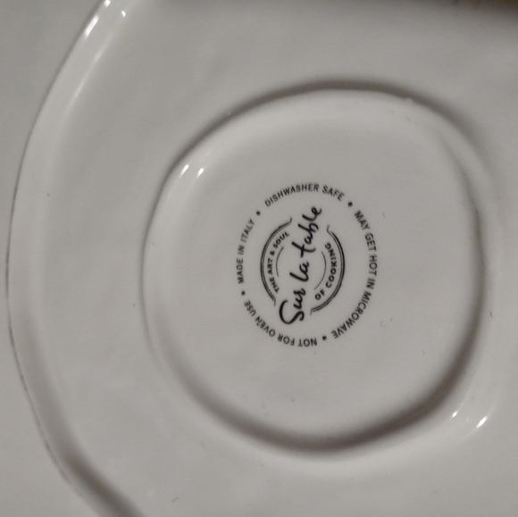 🌴💐SUR LA TABLE DESIGNER TRIVET💐🎋🇮🇹 ITALIAN VINTAGE ART PLATE. 🇮🇹 - Picture 3 of 8